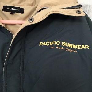 PacSun Pacific Sunwear Varsity Puffer Jacket